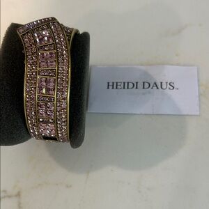 Heidi Daus Lavender Crystal Bracelet